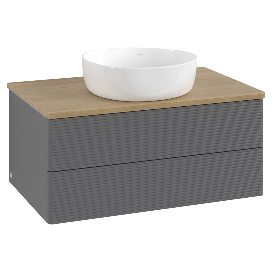 Élément inférieur  Antao
80 x 36 x 50 cm
élément de tiroir, 2&nbsp;tiroirs
avec siphon gain de place
avec matériel de fixation
pour 1 lavabo à poser 234182/234184/234185
recouvrement Honey Oak
sans trou pour robinet