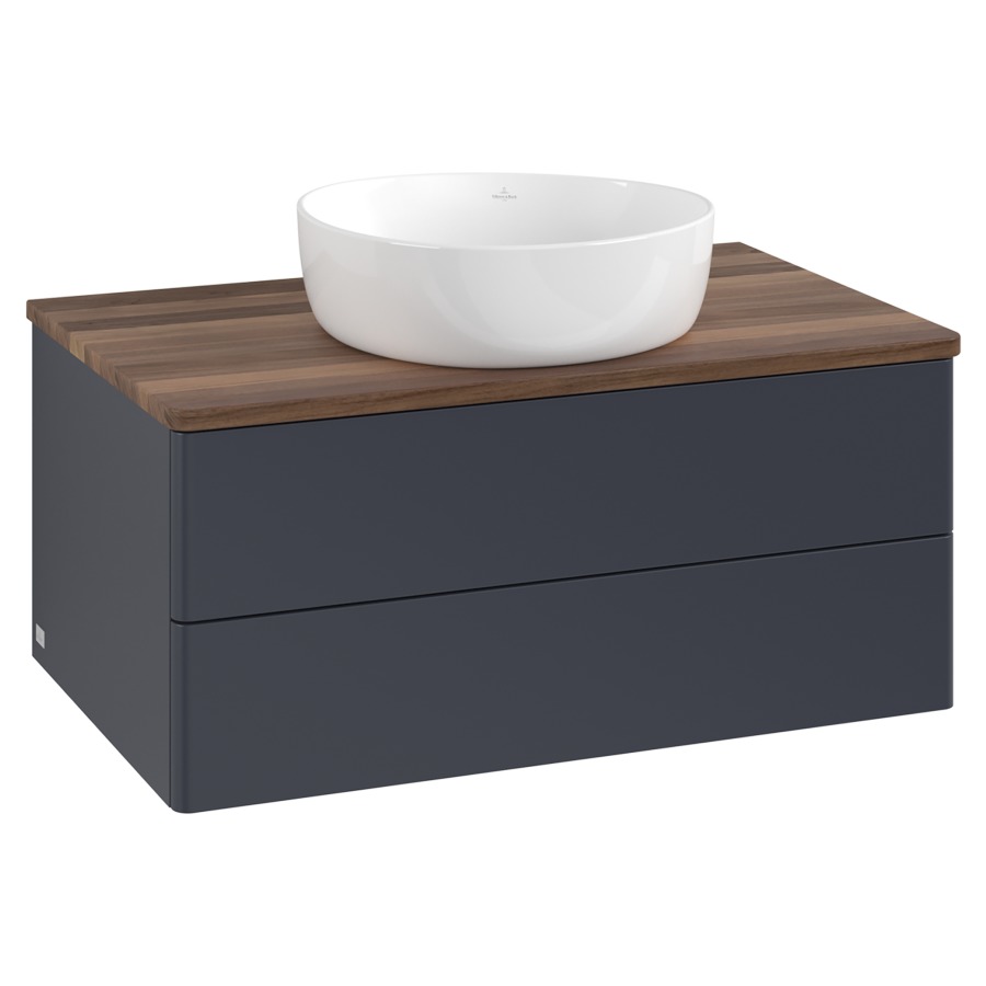 Élément inférieur  Antao
80 x 36 x 50 cm
élément de tiroir, 2&nbsp;tiroirs
avec siphon gain de place
avec matériel de fixation
pour 1 lavabo à poser 234182/234184/234185
recouvrement Warm Walnut
sans trou pour robinet