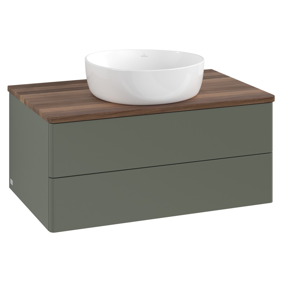 Élément inférieur  Antao
80 x 36 x 50 cm
élément de tiroir, 2&nbsp;tiroirs
avec siphon gain de place
avec matériel de fixation
pour 1 lavabo à poser 234182/234184/234185
recouvrement Warm Walnut
sans trou pour robinet