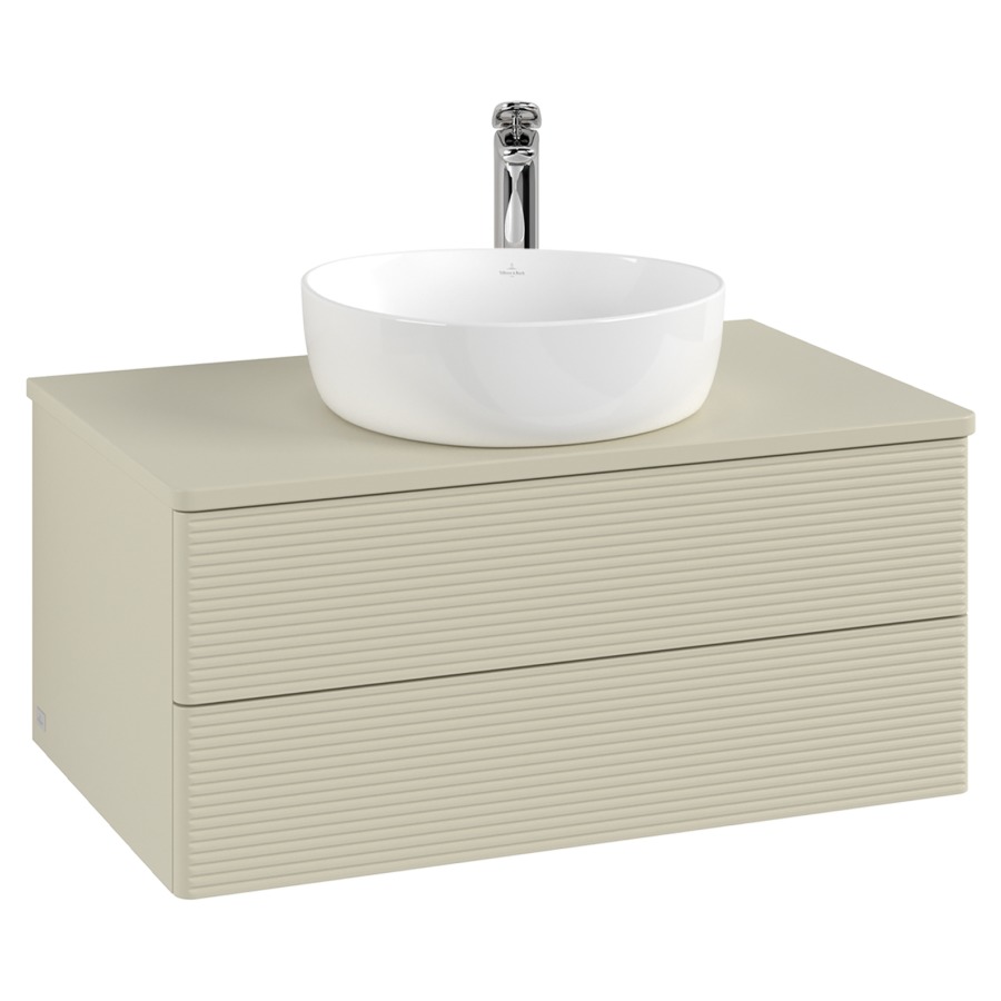 Élément inférieur  Antao
80 x 36 x 50 cm
élément de tiroir, 2&nbsp;tiroirs
avec siphon gain de place
avec matériel de fixation
pour 1 lavabo à poser 234182/234184/234185
recouvrement avec 1 trou pour robinet