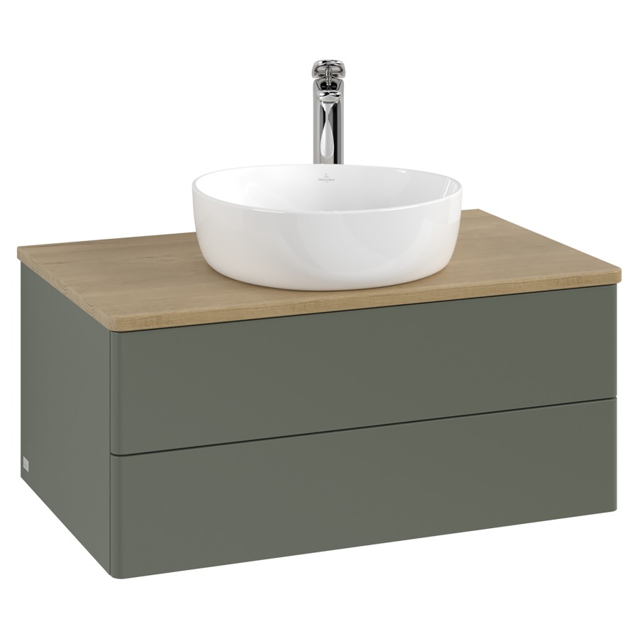 Élément inférieur  Antao
80 x 36 x 50 cm
élément de tiroir, 2&nbsp;tiroirs
avec siphon gain de place
avec matériel de fixation
pour 1 lavabo à poser 234182/234184/234185
recouvrement Honey Oak, 1 trou pour robinet