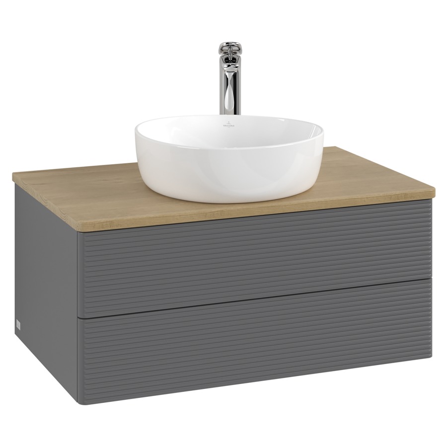 Élément inférieur  Antao
80 x 36 x 50 cm
élément de tiroir, 2&nbsp;tiroirs
avec siphon gain de place
avec matériel de fixation
pour 1 lavabo à poser 234182/234184/234185
recouvrement Honey Oak, 1 trou pour robinet