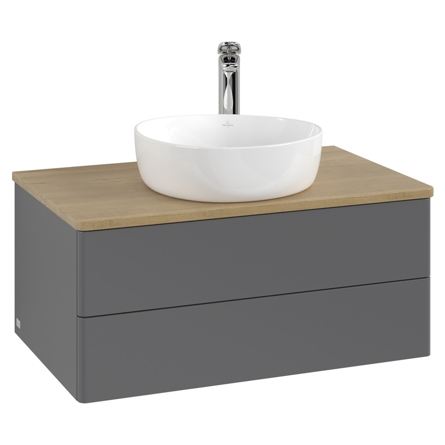 Élément inférieur  Antao
80 x 36 x 50 cm
élément de tiroir, 2&nbsp;tiroirs
avec siphon gain de place
avec matériel de fixation
pour 1 lavabo à poser 234182/234184/234185
recouvrement Honey Oak, 1 trou pour robinet