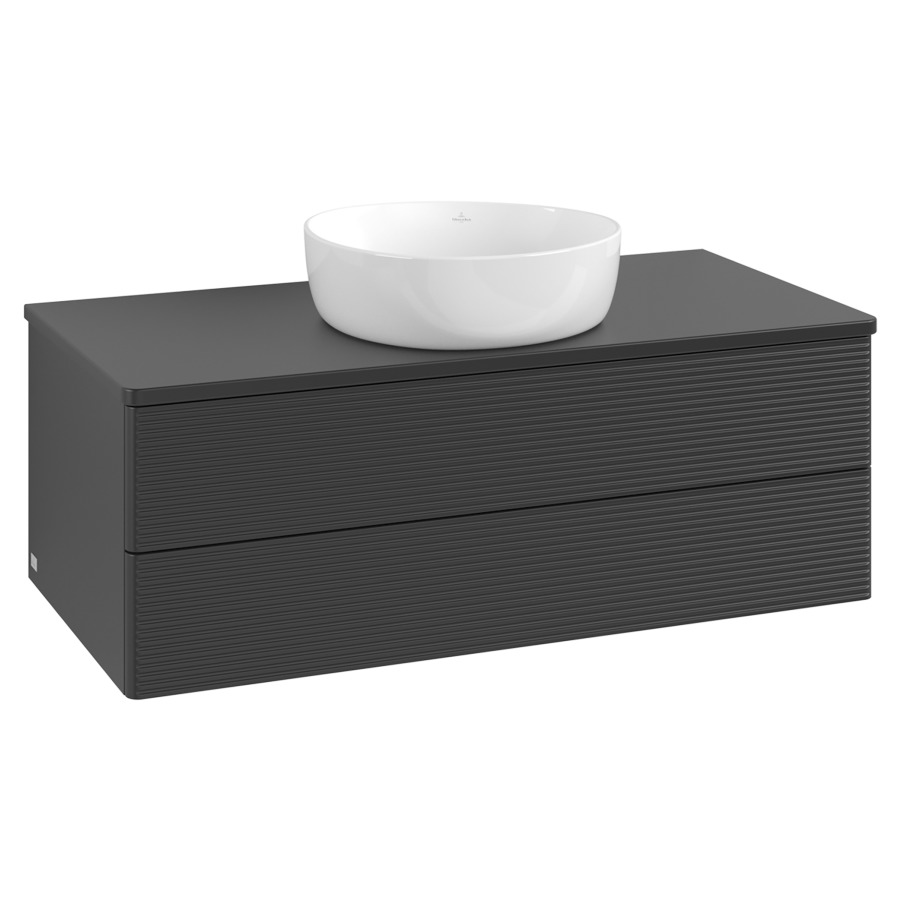 Élément inférieur  Antao
100 x 36 x 50 cm
élément de tiroir, 2&nbsp;tiroirs
avec siphon gain de place
avec matériel de fixation
pour 1 lavabo à poser 234171/234172/234173
recouvrement sans trou pour robinet