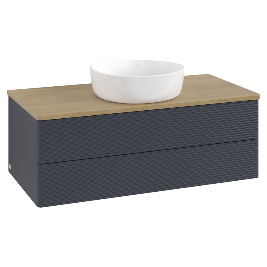 Élément inférieur  Antao
100 x 36 x 50 cm
élément de tiroir, 2&nbsp;tiroirs
avec siphon gain de place
avec matériel de fixation
pour 1 lavabo à poser 234171/234172/234173
recouvrement Honey Oak
sans trou pour robinet