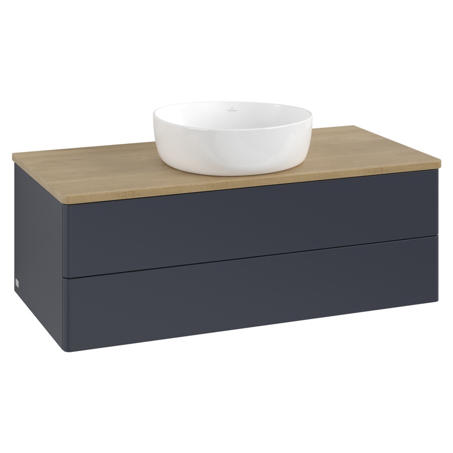 Élément inférieur  Antao
100 x 36 x 50 cm
élément de tiroir, 2&nbsp;tiroirs
avec siphon gain de place
avec matériel de fixation
pour 1 lavabo à poser 234171/234172/234173
recouvrement Honey Oak
sans trou pour robinet