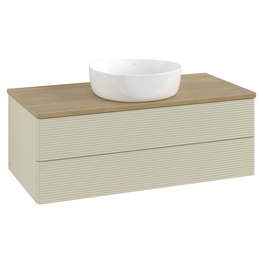 Élément inférieur  Antao
100 x 36 x 50 cm
élément de tiroir, 2&nbsp;tiroirs
avec siphon gain de place
avec matériel de fixation
pour 1 lavabo à poser 234171/234172/234173
recouvrement Honey Oak
sans trou pour robinet