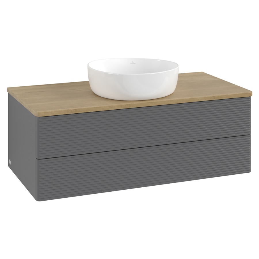 Élément inférieur  Antao
100 x 36 x 50 cm
élément de tiroir, 2&nbsp;tiroirs
avec siphon gain de place
avec matériel de fixation
pour 1 lavabo à poser 234171/234172/234173
recouvrement Honey Oak
sans trou pour robinet