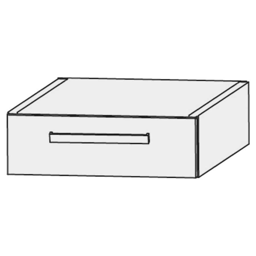Élément inférieur  Design Line Platino 2.0
90 x 16 x 39.5 cm
élément de tiroir, 1&nbsp;tiroir