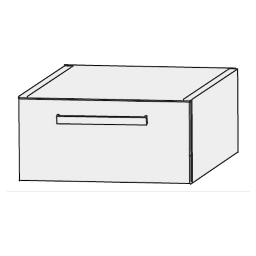 Élément inférieur  Design Line Platino 2.0
60 x 24 x 39.5 cm
élément de tiroir, 1&nbsp;tiroir