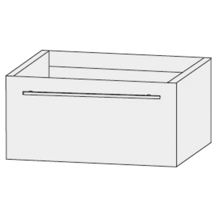 Élément inférieur  Design Line Tess Cuba
80 x 32 x 45 cm
élément de tiroir, 1&nbsp;tiroir
pour lavabo pour meuble 107468