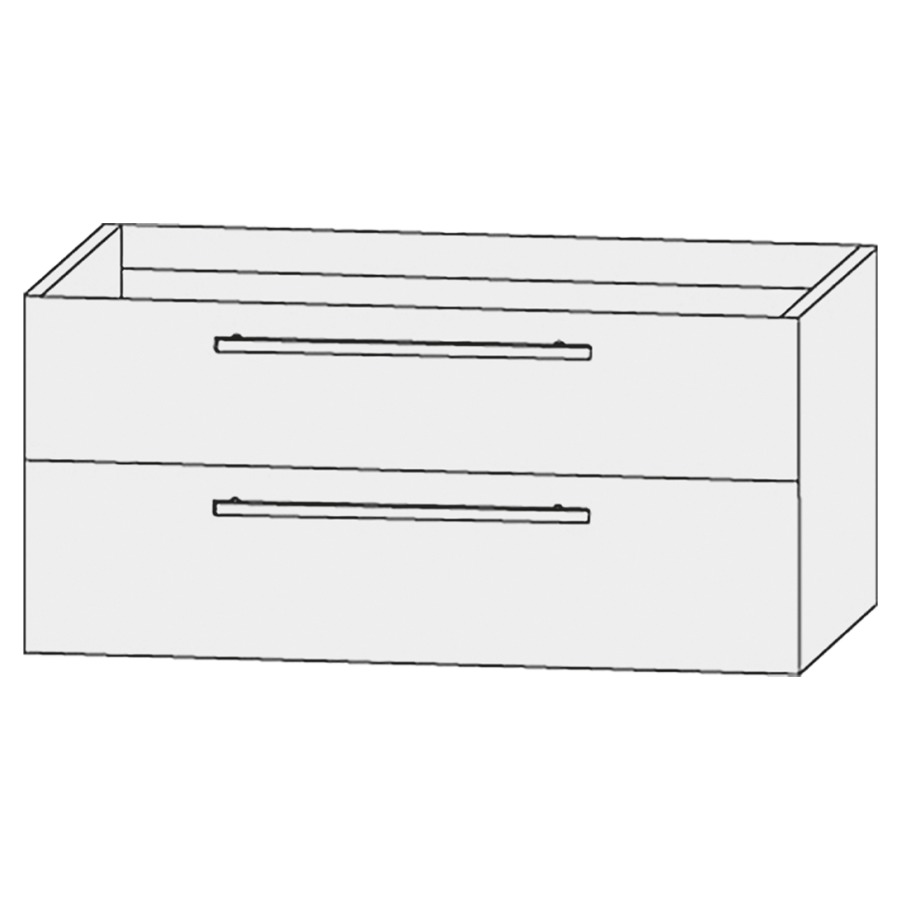 Élément inférieur  Design Line Tess Cuba
60 x 48 x 45 cm
élément de tiroir, 2&nbsp;tiroirs
pour lavabo pour meuble 107467