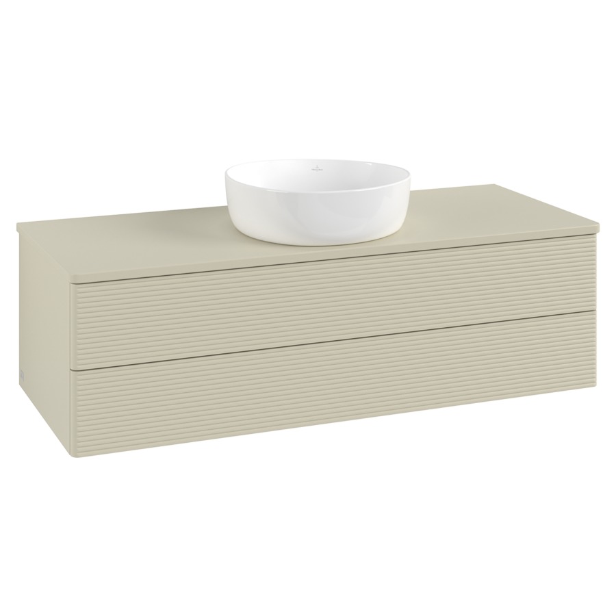 Élément inférieur  Antao
120 x 36 x 50 cm
élément de tiroir, 2&nbsp;tiroirs
avec siphon gain de place
avec matériel de fixation
pour 1 lavabo à poser 234171/234172/234173
recouvrement sans trou pour robinet