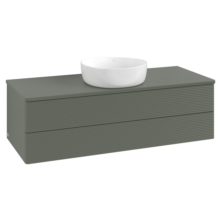 Élément inférieur  Antao
120 x 36 x 50 cm
élément de tiroir, 2&nbsp;tiroirs
avec siphon gain de place
avec matériel de fixation
pour 1 lavabo à poser 234171/234172/234173
recouvrement sans trou pour robinet