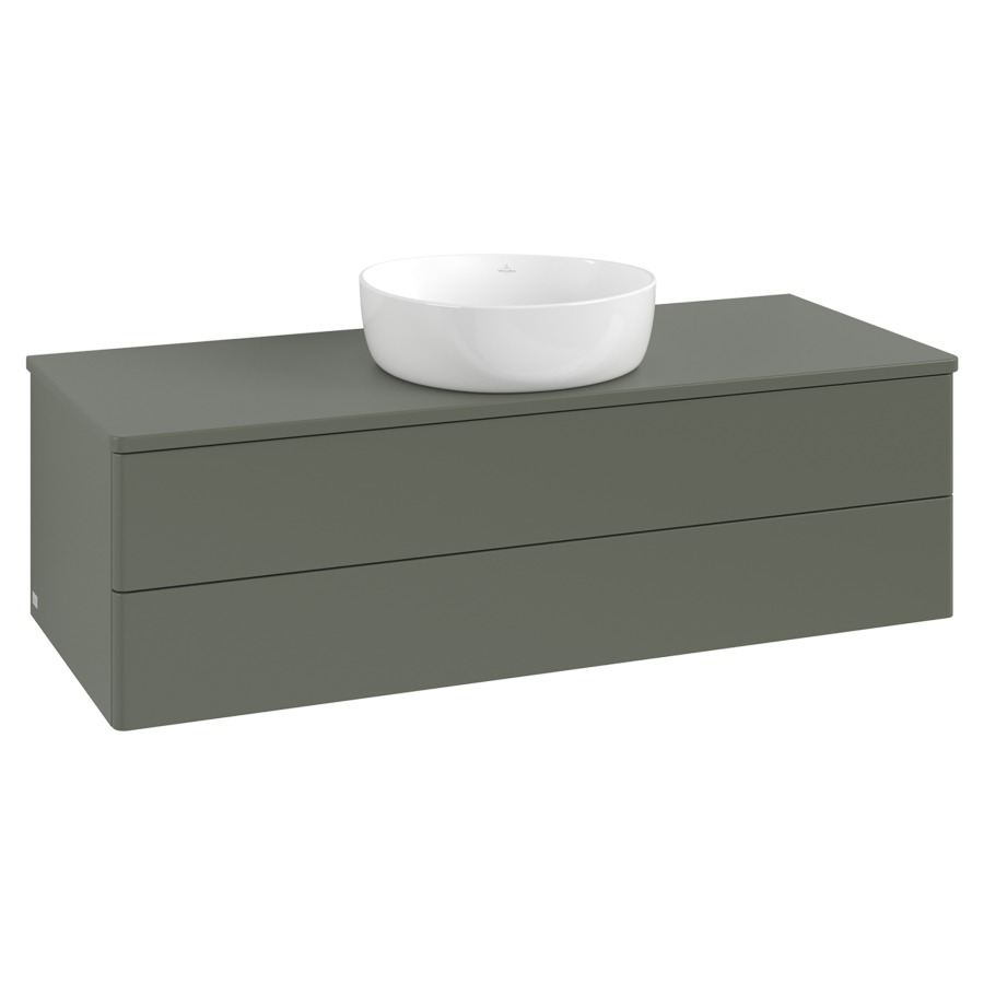 Élément inférieur  Antao
120 x 36 x 50 cm
élément de tiroir, 2&nbsp;tiroirs
avec siphon gain de place
avec matériel de fixation
pour 1 lavabo à poser 234171/234172/234173
recouvrement sans trou pour robinet