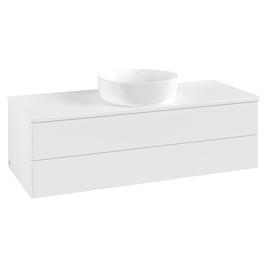 Élément inférieur  Antao
120 x 36 x 50 cm
élément de tiroir, 2&nbsp;tiroirs
avec siphon gain de place
avec matériel de fixation
pour 1 lavabo à poser 234171/234172/234173
recouvrement sans trou pour robinet