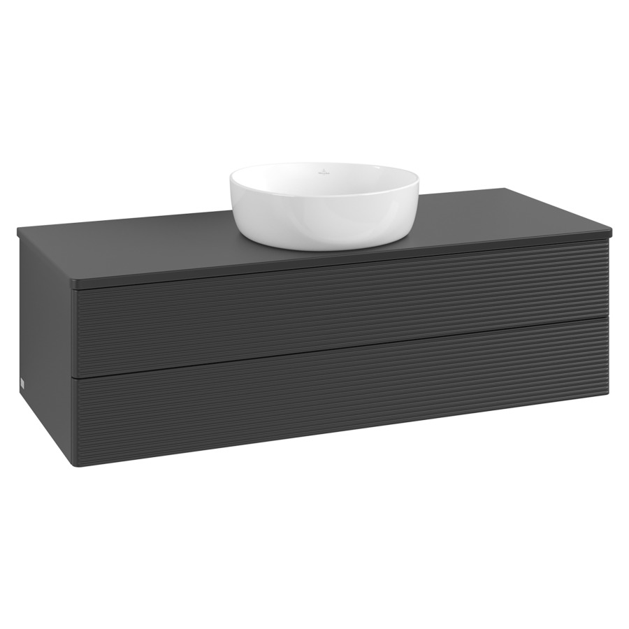 Élément inférieur  Antao
120 x 36 x 50 cm
élément de tiroir, 2&nbsp;tiroirs
avec siphon gain de place
avec matériel de fixation
pour 1 lavabo à poser 234171/234172/234173
recouvrement sans trou pour robinet