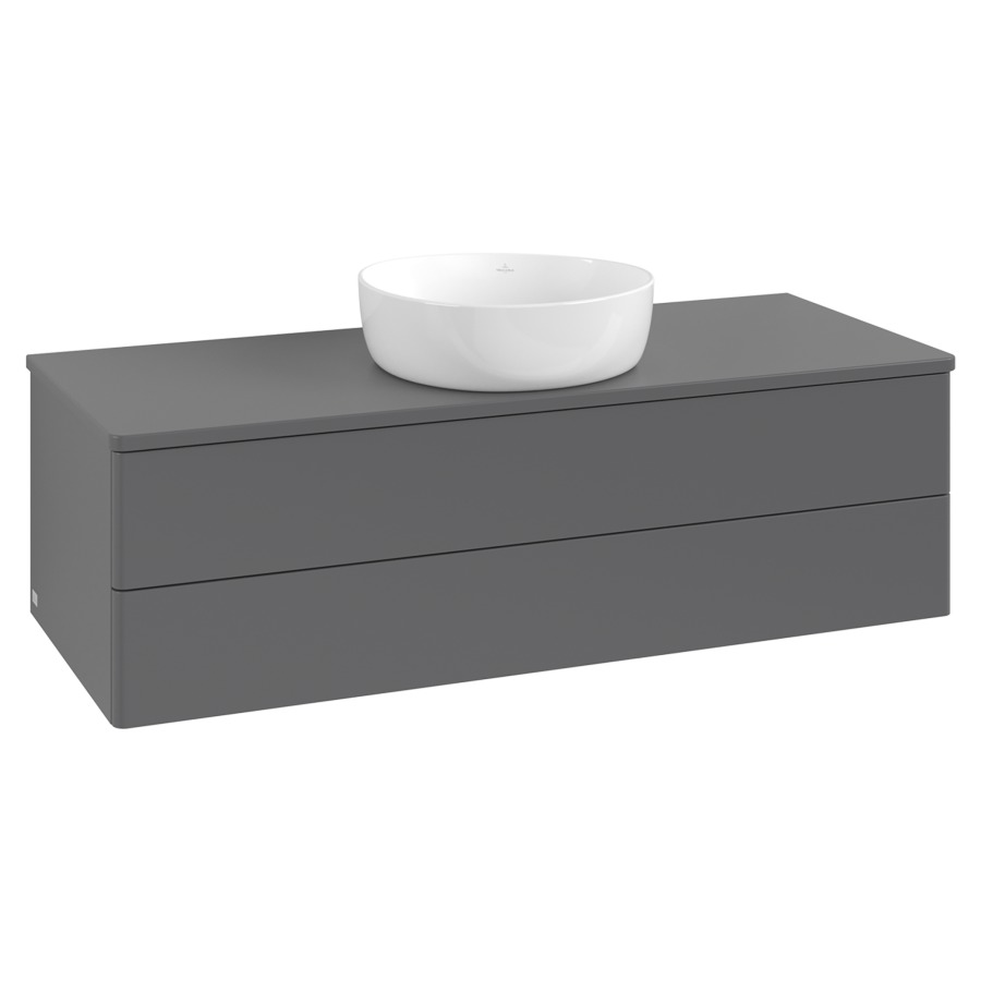 Élément inférieur  Antao
120 x 36 x 50 cm
élément de tiroir, 2&nbsp;tiroirs
avec siphon gain de place
avec matériel de fixation
pour 1 lavabo à poser 234171/234172/234173
recouvrement sans trou pour robinet