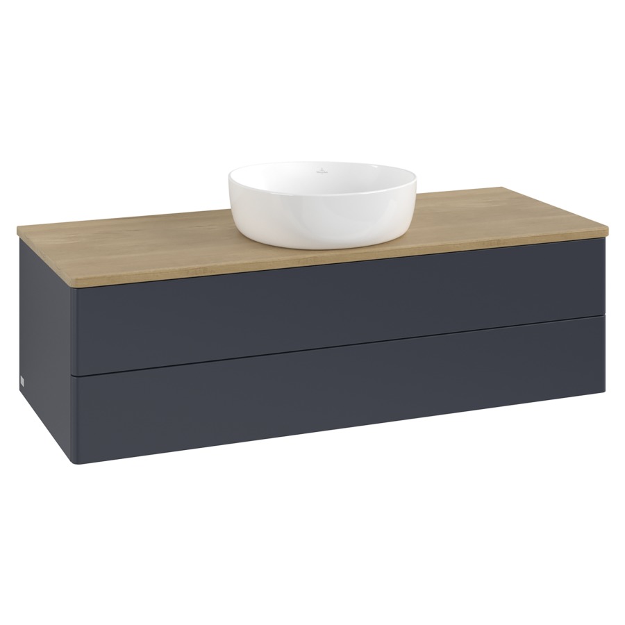 Élément inférieur  Antao
120 x 36 x 50 cm
élément de tiroir, 2&nbsp;tiroirs
avec siphon gain de place
avec matériel de fixation
pour 1 lavabo à poser 234171/234172/234173
recouvrement Honey Oak
sans trou pour robinet