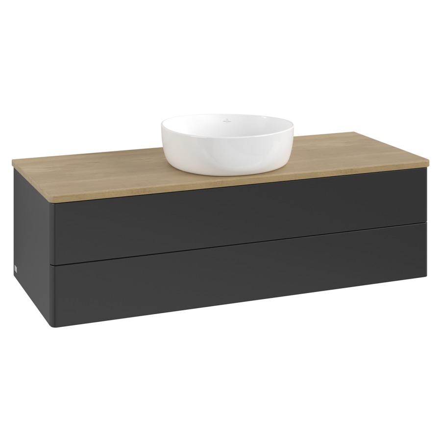 Élément inférieur  Antao
120 x 36 x 50 cm
élément de tiroir, 2&nbsp;tiroirs
avec siphon gain de place
avec matériel de fixation
pour 1 lavabo à poser 234171/234172/234173
recouvrement Honey Oak
sans trou pour robinet