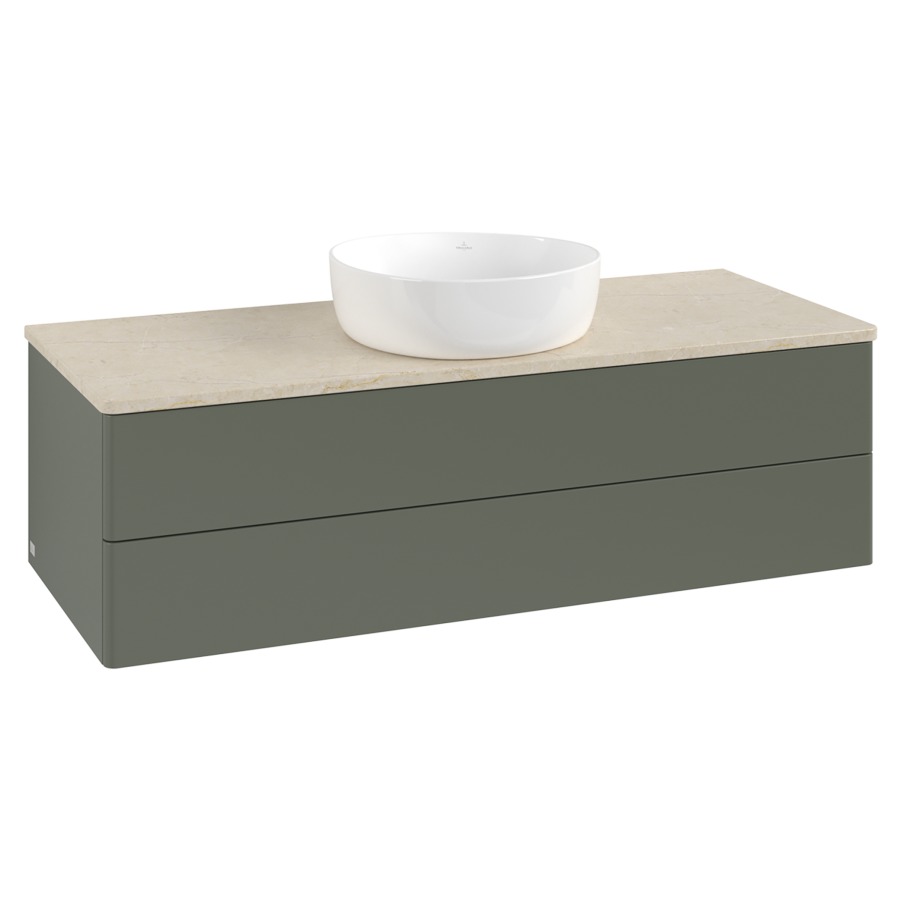 Élément inférieur  Antao
120 x 36 x 50 cm
élément de tiroir, 2&nbsp;tiroirs
avec siphon gain de place
avec matériel de fixation
pour 1 lavabo à poser 234171/234172/234173
recouvrement Botticino
sans trou pour robinet