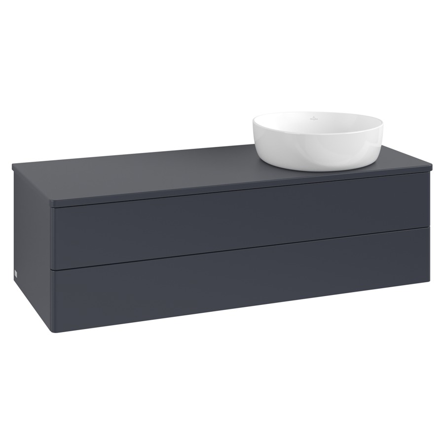 Élément inférieur  Antao
120 x 36 x 50 cm
élément de tiroir, 2&nbsp;tiroirs
lavabo à droite
avec siphon gain de place
avec matériel de fixation
pour 1 lavabo à poser 234171/234172/234173
recouvrement sans trou pour robinet