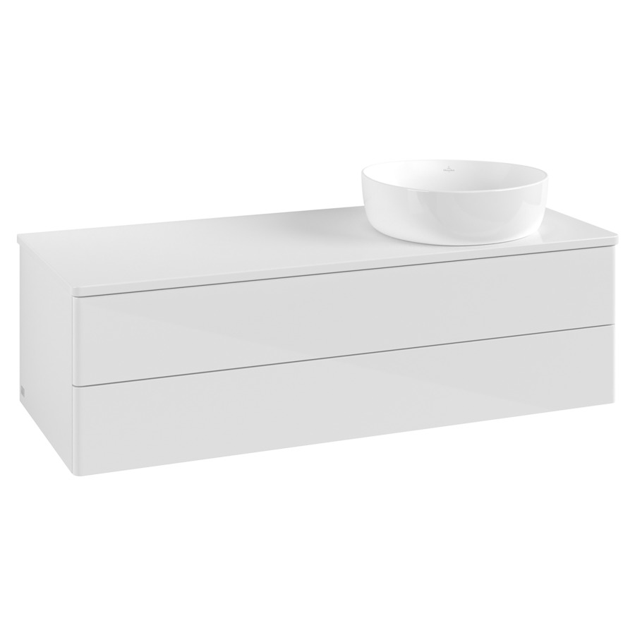 Élément inférieur  Antao
120 x 36 x 50 cm
élément de tiroir, 2&nbsp;tiroirs
lavabo à droite
avec siphon gain de place
avec matériel de fixation
pour 1 lavabo à poser 234171/234172/234173
recouvrement sans trou pour robinet
