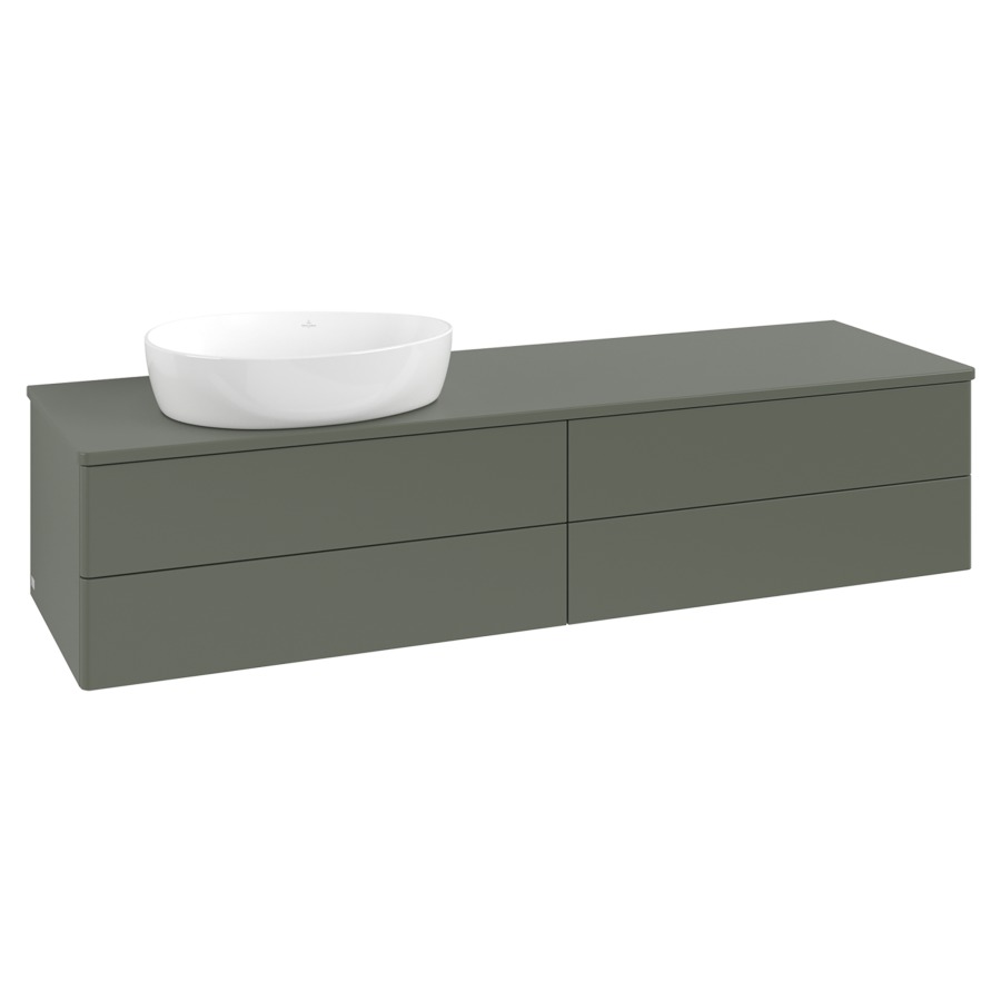 Élément inférieur  Antao
160 x 36 x 50 cm
2&nbsp;éléments de tiroir, 2&nbsp;tiroirs chacune
lavabo à gauche
avec siphon gain de place
avec matériel de fixation
pour 1 lavabo à poser 234171/234172/234173
recouvrement sans trou pour robinet
