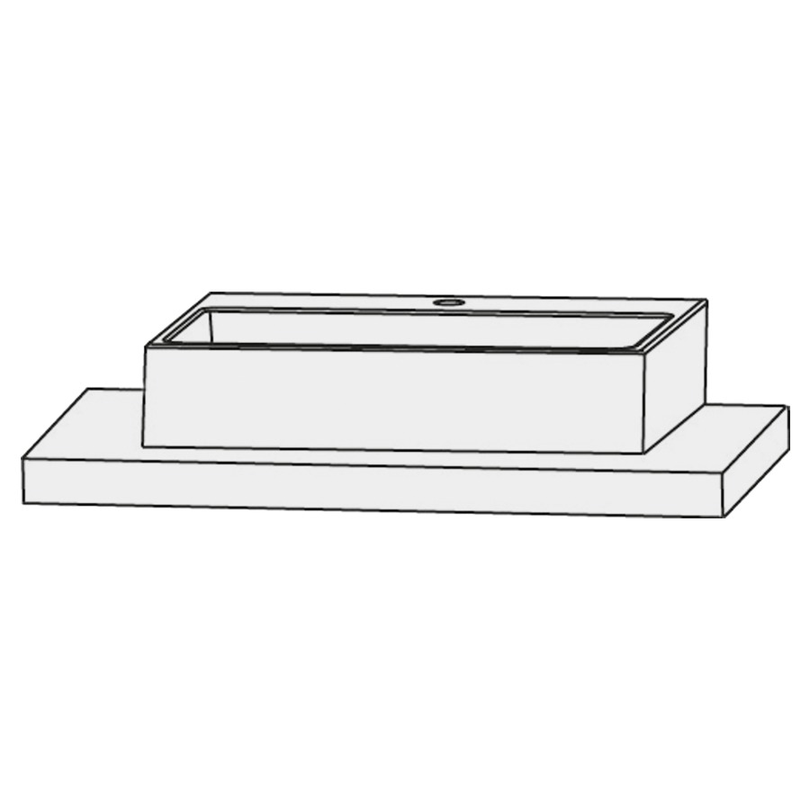 Lavabo à poser Design Line Platino 2.0 Piccolo
