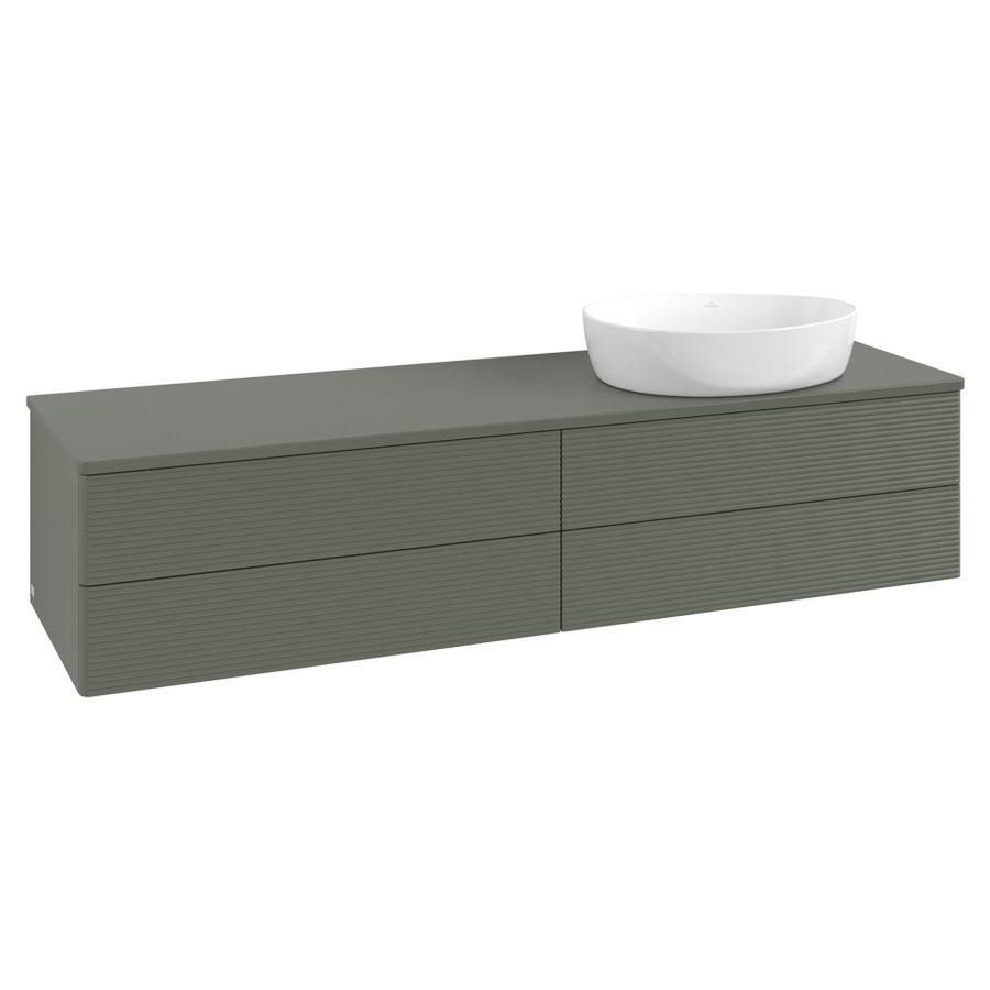 Élément inférieur  Antao
160 x 36 x 50 cm
2&nbsp;éléments de tiroir, 2&nbsp;tiroirs chacune
lavabo à droite
avec siphon gain de place
avec matériel de fixation
pour 1 lavabo à poser 234171/234172/234173
recouvrement sans trou pour robinet