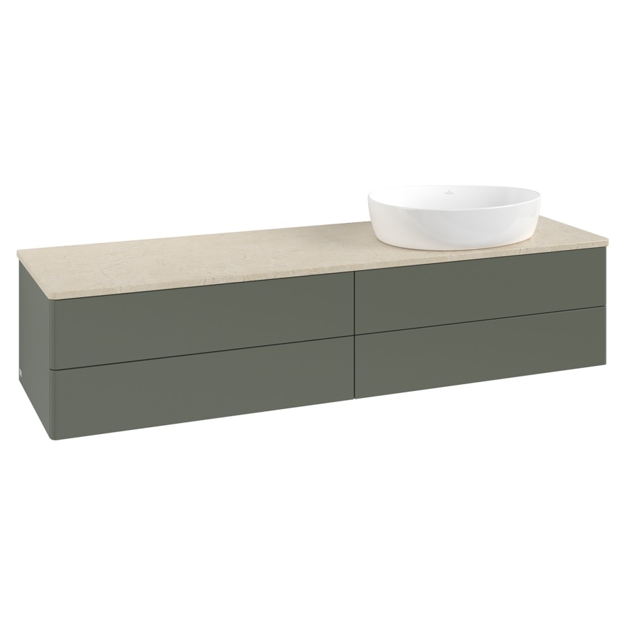 Élément inférieur  Antao
160 x 36 x 50 cm
2&nbsp;éléments de tiroir, 2&nbsp;tiroirs chacune
lavabo à droite
avec siphon gain de place
avec matériel de fixation
pour 1 lavabo à poser 234171/234172/234173
recouvrement Botticino
sans trou pour robinet