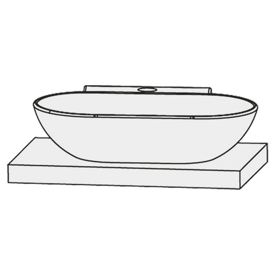 Lavabo à poser Design Line Platino 2.0 Denver