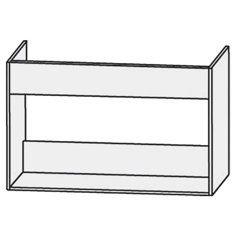 Élément inférieur  Design Line Platino 2.0
60-100 x 48 x 30-48.5 cm
élément ouvert
mesures selon les indications