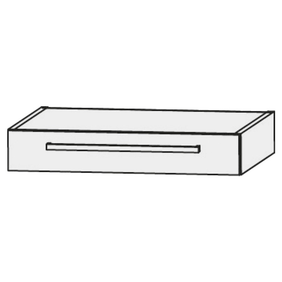 Élément inférieur  Design Line Platino 2.0
90 x 16 x 49 cm
élément de tiroir, 1&nbsp;tiroir