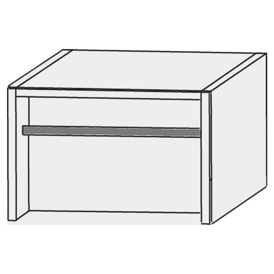 Élément inférieur  Design Line Platino 2.0
30 x 32 x 49.2 cm
élément de tiroir, 1&nbsp;tiroir
avec barre porte-serviettes
en noir mat ou aluminium poli