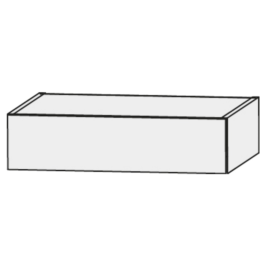 Élément inférieur  Design Line Platino 2.0
60 x 24 x 49 cm
élément de tiroir, 1&nbsp;tiroir
sans poignée