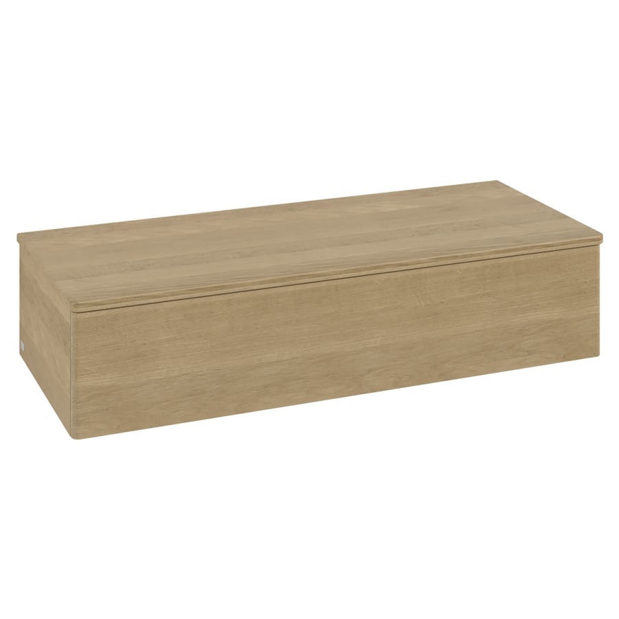 Élément d'armoire Antao
120 x 26.8 x 50 cm
élément de tiroir, 1&nbsp;tiroir
recouvrement Honey Oak