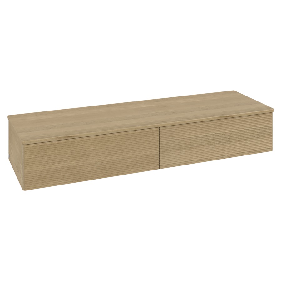 Élément d'armoire Antao
160 x 26.8 x 50 cm
2&nbsp;éléments de tiroir, 1&nbsp;tiroir chacune
recouvrement Honey Oak