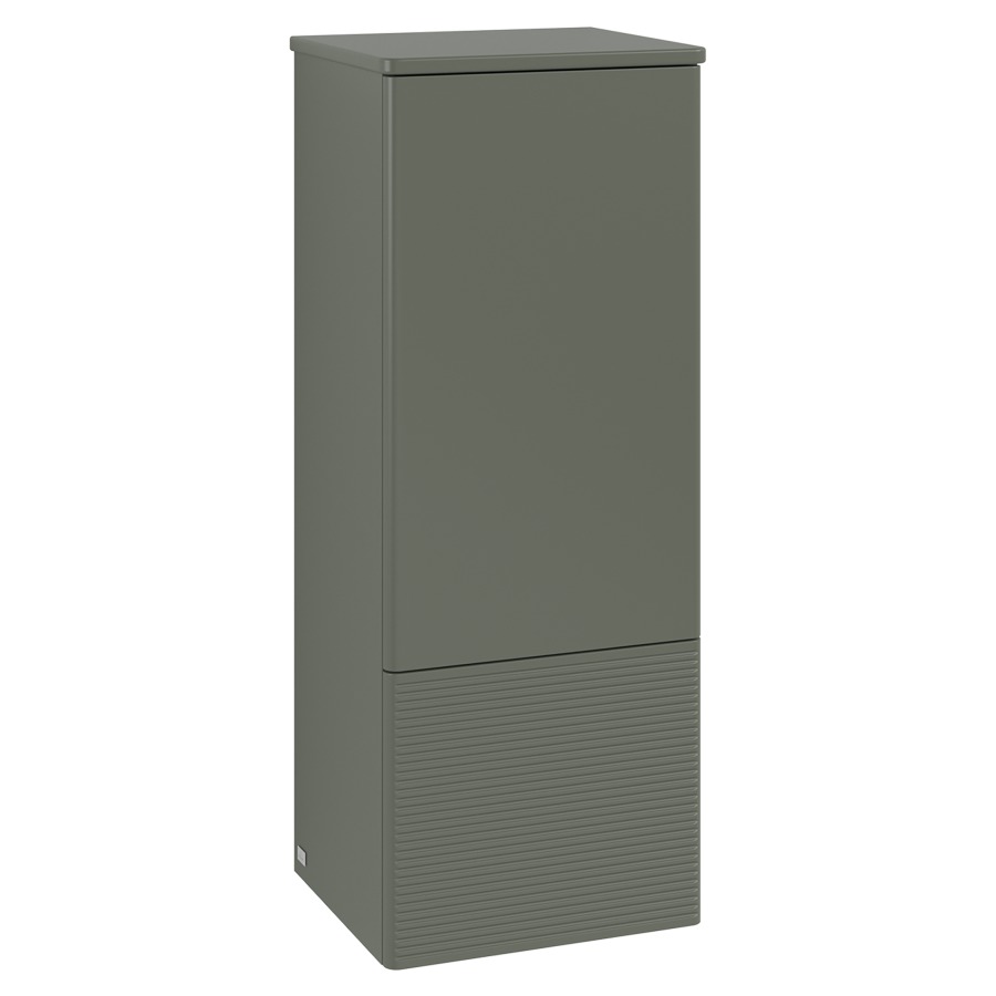Armoire mi-haute Antao
41.4 x 103.9 x 35.6 cm
armoire de tablette, 1&nbsp;porte, charnière à droite
1&nbsp;tablette en verre, 1&nbsp;tiroir