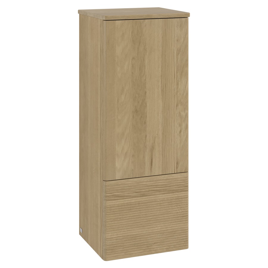 Armoire mi-haute Antao
41.4 x 103.9 x 35.6 cm
armoire de tablette, 1&nbsp;porte, charnière à droite
1&nbsp;tablette en verre, 1&nbsp;tiroir