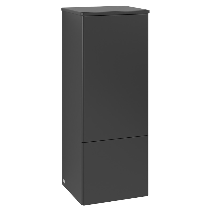 Armoire mi-haute Antao
41.4 x 103.9 x 35.6 cm
armoire de tablette, 1&nbsp;porte, charnière à droite
1&nbsp;tablette en verre, 1&nbsp;tiroir