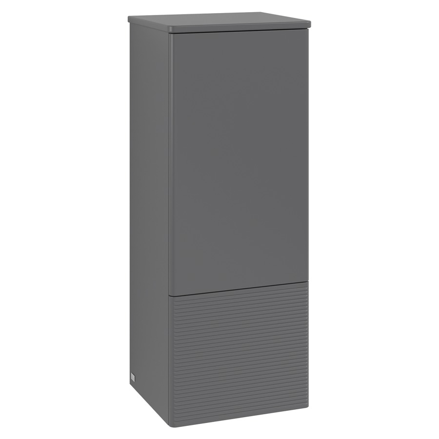 Armoire mi-haute Antao
41.4 x 103.9 x 35.6 cm
armoire de tablette, 1&nbsp;porte, charnière à droite
1&nbsp;tablette en verre, 1&nbsp;tiroir