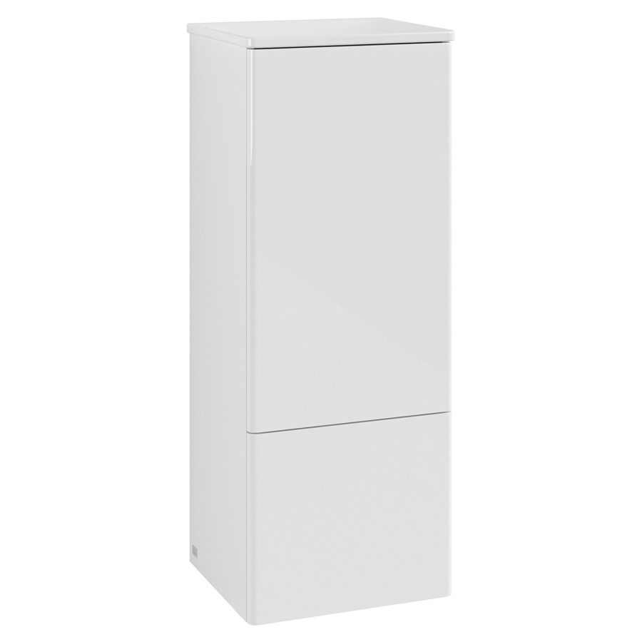 Armoire mi-haute Antao
41.4 x 103.9 x 35.6 cm
armoire de tablette, 1&nbsp;porte, charnière à droite
1&nbsp;tablette en verre, 1&nbsp;tiroir