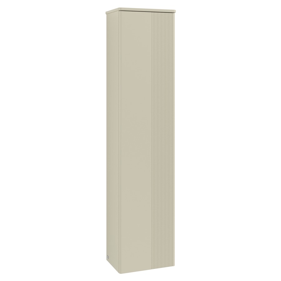 Armoire haute Antao
41.4 x 171.9 x 28.7 cm
armoire de tablette, 1&nbsp;porte, charnière à gauche
3&nbsp;tablettes en verre