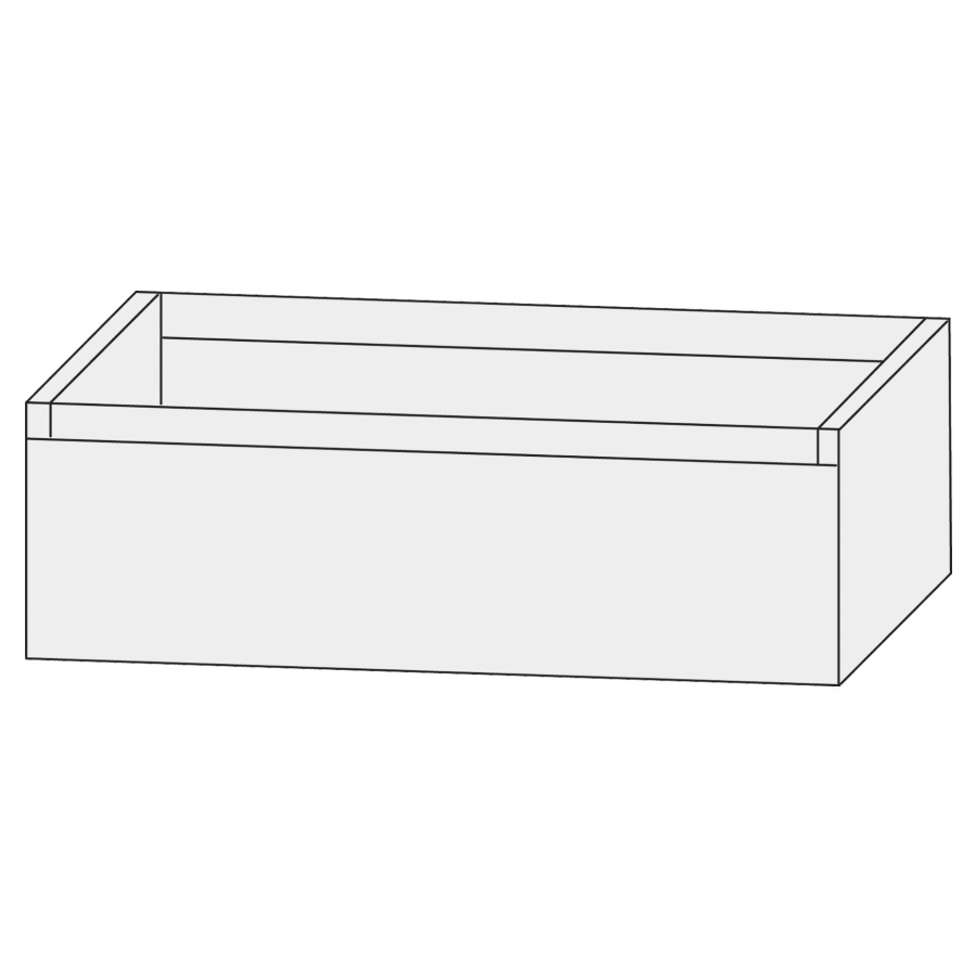 Élément inférieur  Design Line Tess Cuba
80 x 28 x 45 cm
élément de tiroir, 1&nbsp;tiroir
sans poignée
pour lavabo pour meuble 107468