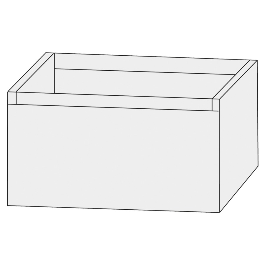 Élément inférieur  Design Line Tess Cuba
60 x 36 x 45 cm
élément de tiroir, 1&nbsp;tiroir
sans poignée
pour lavabo pour meuble 107467