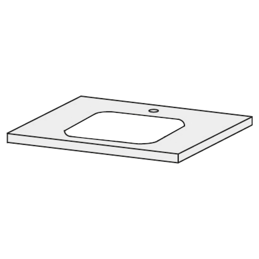 Table de lavabo Design Line Platino 2.0
80.8 x 1.2 x 49.5 cm
Solid Surface
pour lavabos collés
Lomo/Tenno