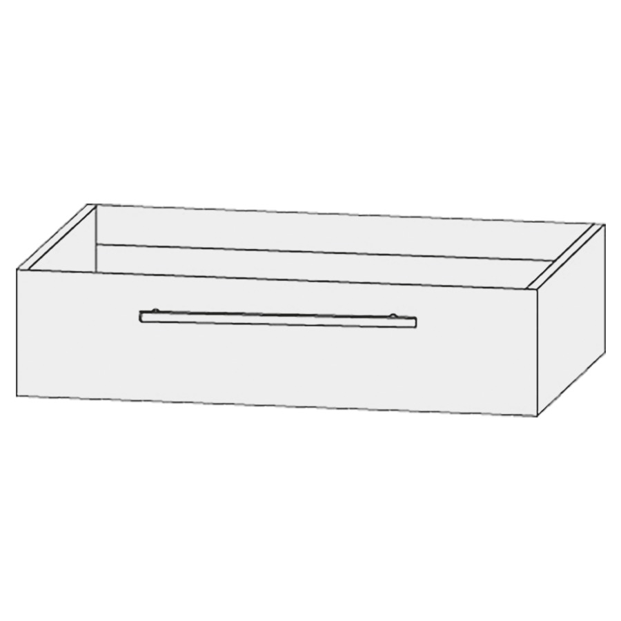 Élément inférieur  Design Line Tess Ibiza
90 x 24 x 49 cm
élément de tiroir, 1&nbsp;tiroir
pour lavabo pour meuble 259397