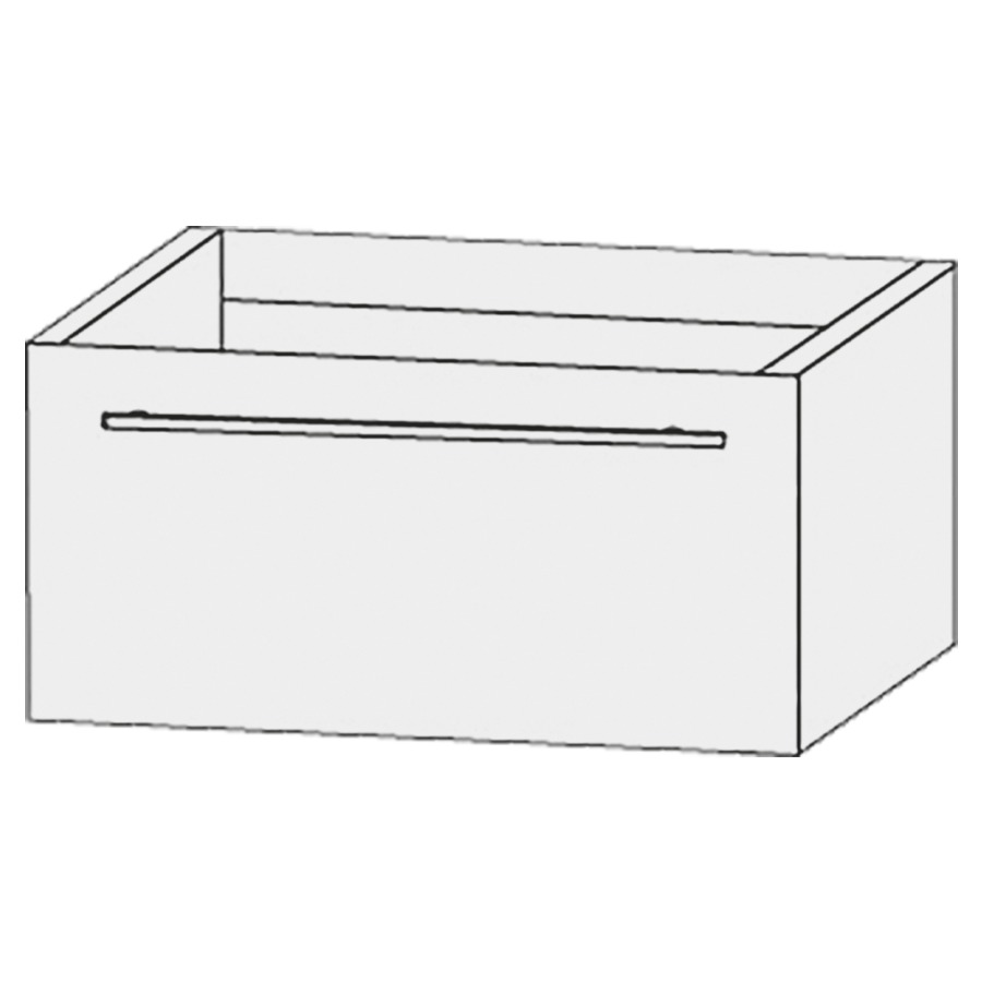 Élément inférieur  Design Line Tess Ibiza
60 x 32 x 49 cm
élément de tiroir, 1&nbsp;tiroir
pour lavabo pour meuble 259394