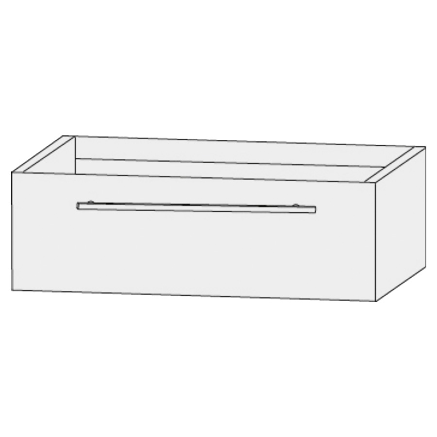 Élément inférieur  Design Line Tess Ibiza
90 x 32 x 49 cm
élément de tiroir, 1&nbsp;tiroir
pour lavabo pour meuble 259397